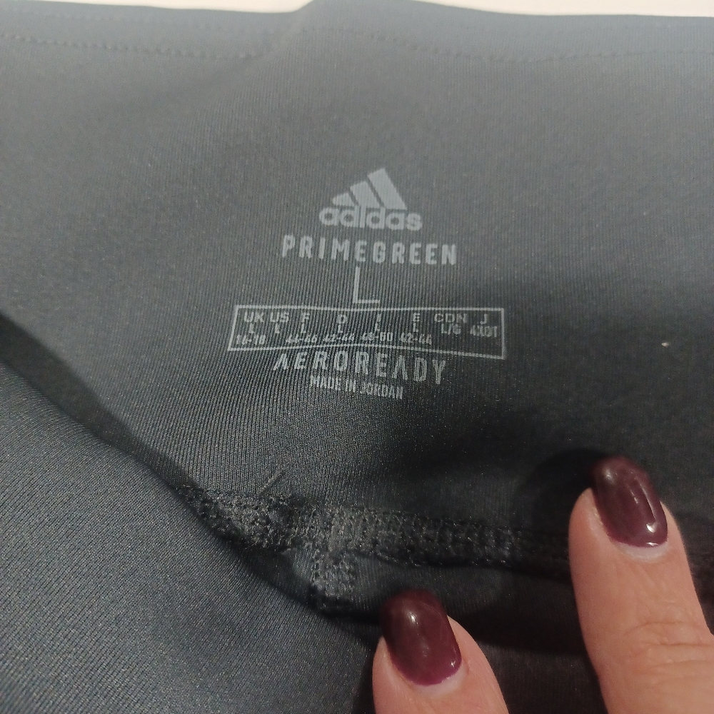 Adidas Black and White Leggings - Picture 6 of 7